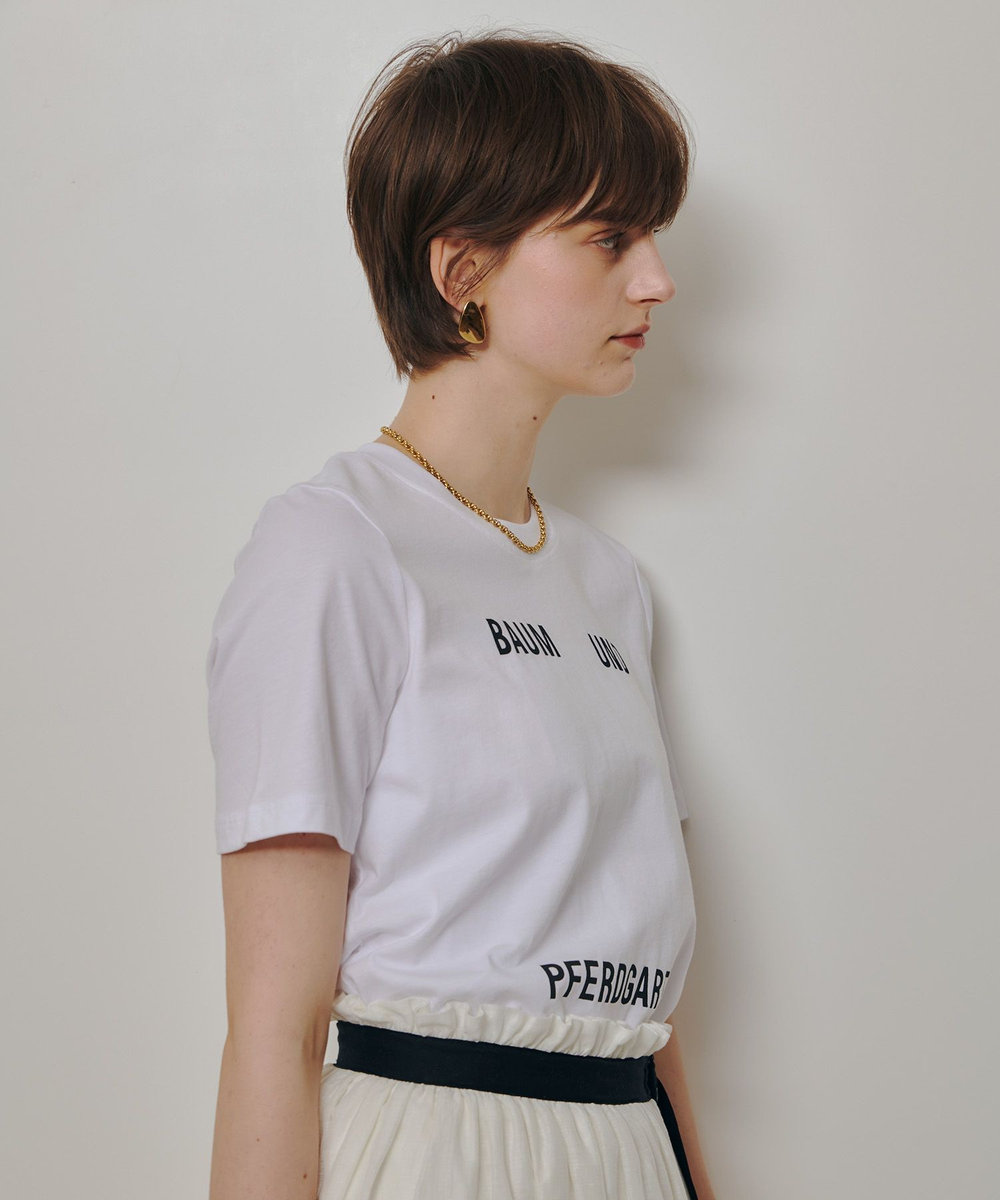 buying 【BAUM UND PFERDGARTEN(バウムアンドヘルガーデン)】JAWO T-SHIRT ホワイト (01)