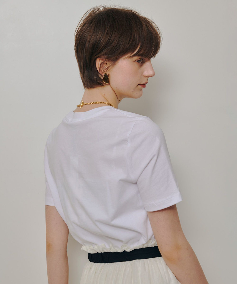 buying 【BAUM UND PFERDGARTEN(バウムアンドヘルガーデン)】JAWO T-SHIRT ホワイト (01)