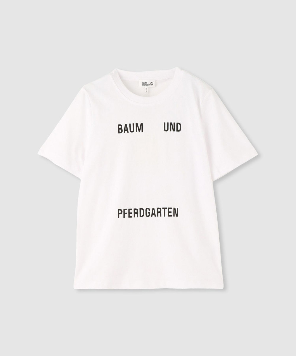 buying 【BAUM UND PFERDGARTEN(バウムアンドヘルガーデン)】JAWO T-SHIRT ホワイト (01)