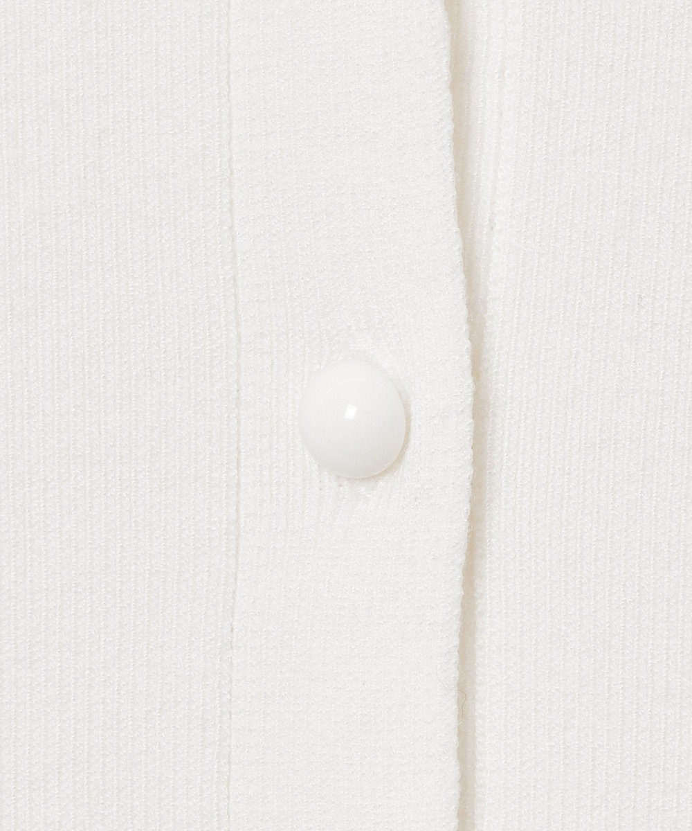 LOULOU WILLOUGHBY 【LOULOU WILLOUGHBY】レースレイヤーペプラムカーディガン オフホワイト (02)