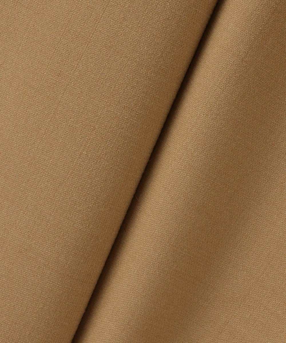 LOULOU WILLOUGHBY 【LOULOU WILLOUGHBY】ウール混ダブルクロスタイトスカート キャメル (84)