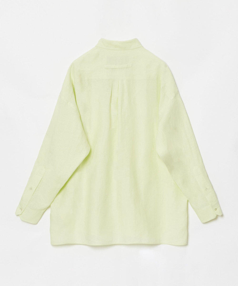 buying 【TICCA(ティッカ)】リネンスクエアビッグシャツ ライトイエロー (25)