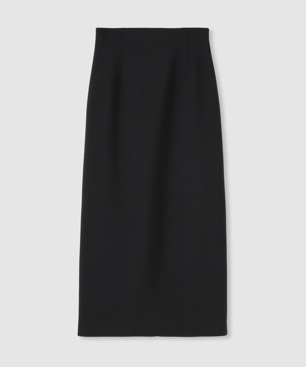 LOULOU WILLOUGHBY 【LOULOU WILLOUGHBY】ウール混ダブルクロスタイトスカート ブラック (95)