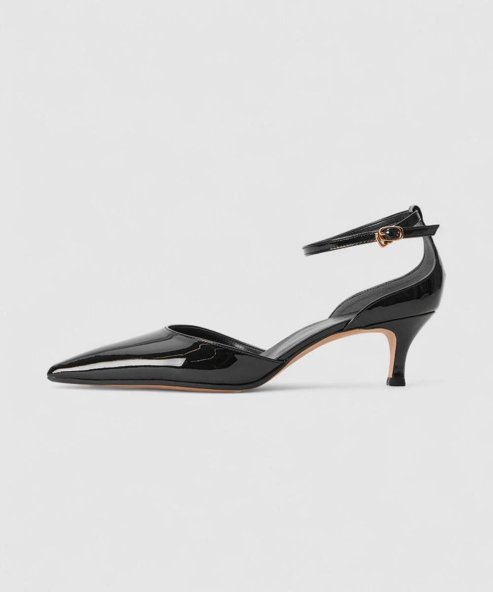 LOULOU WILLOUGHBY 【LOULOU WILLOUGHBY】ポインテッドアンクルパンプス ブラック (95)