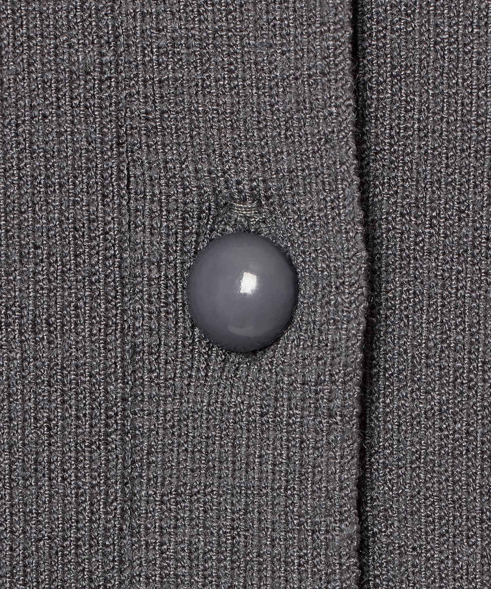 LOULOU WILLOUGHBY 【LOULOU WILLOUGHBY】レースレイヤーペプラムカーディガン グレー (92)