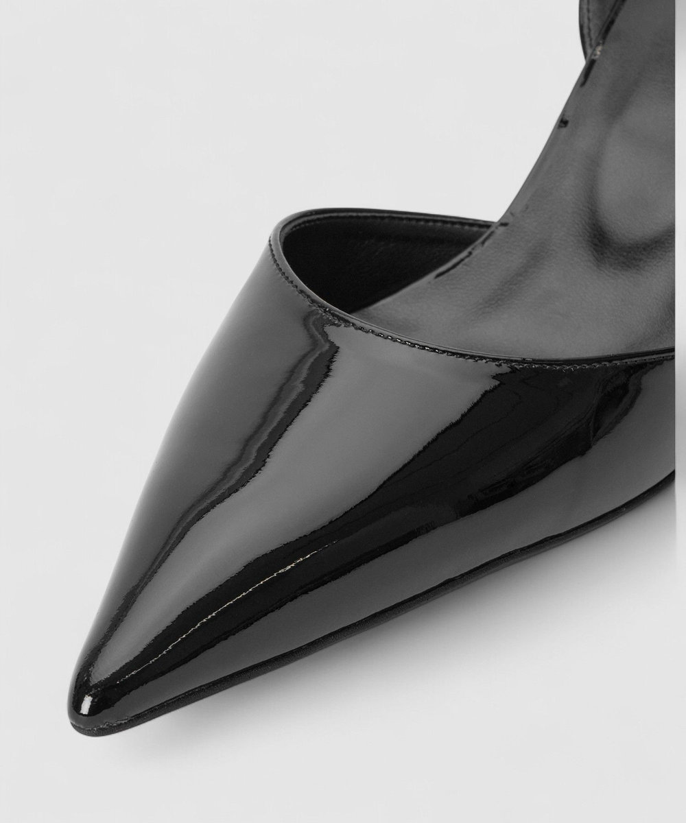 LOULOU WILLOUGHBY 【LOULOU WILLOUGHBY】ポインテッドアンクルパンプス ブラック (95)