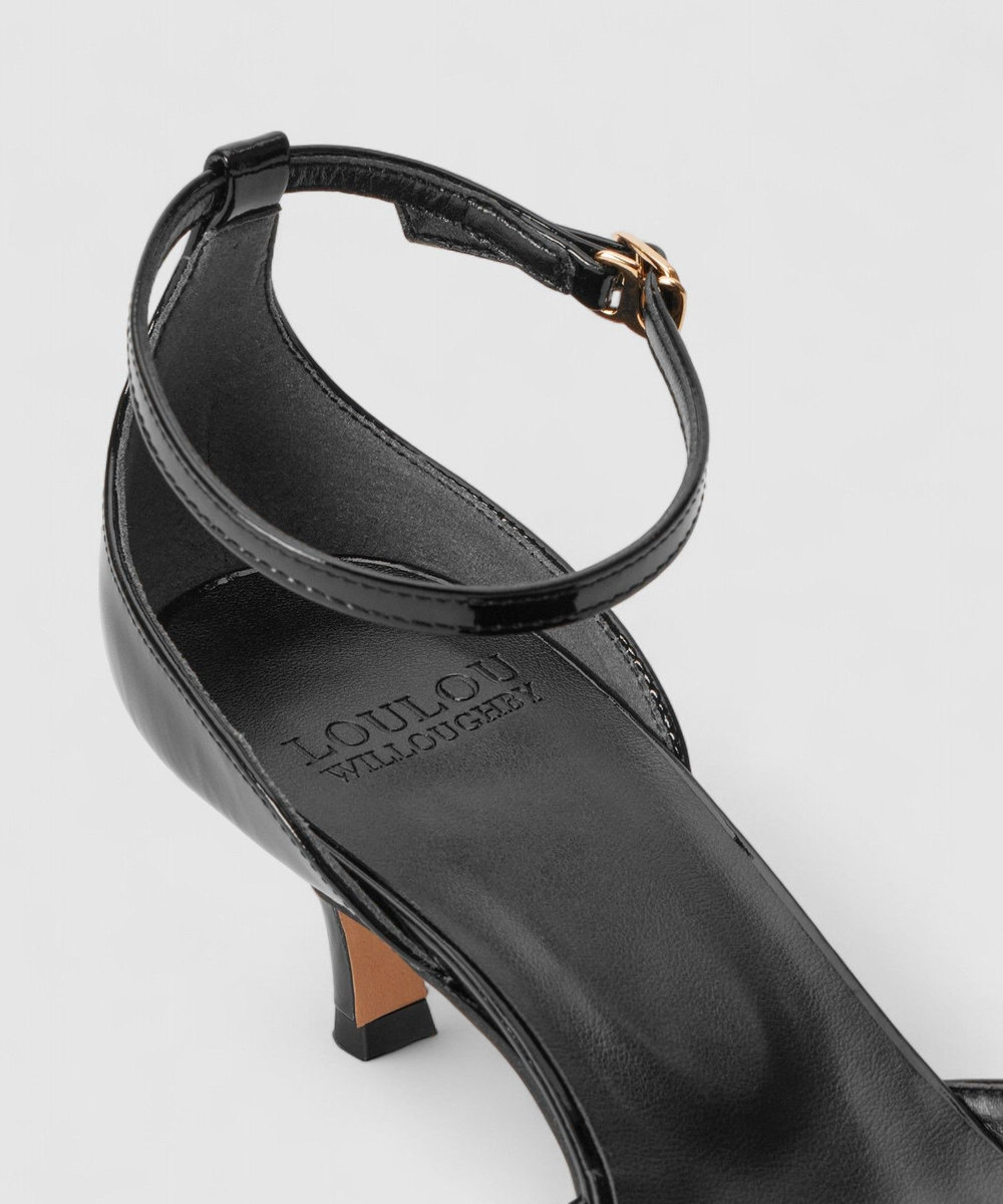 LOULOU WILLOUGHBY 【LOULOU WILLOUGHBY】ポインテッドアンクルパンプス ブラック (95)