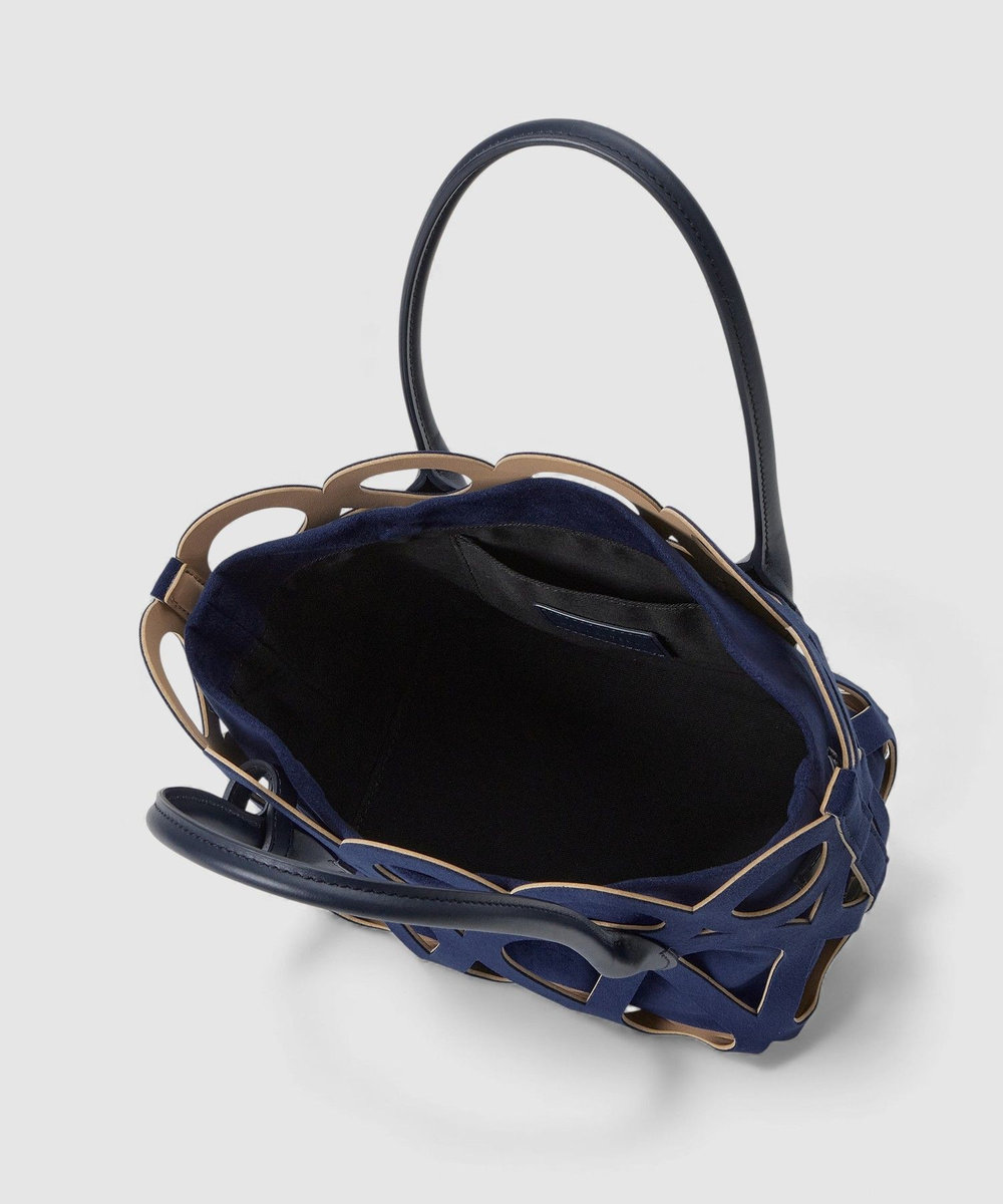 buying 【MARY AL TERNA(メアリーオルターナ)】 MAZEトートバッグ ブルー (61)