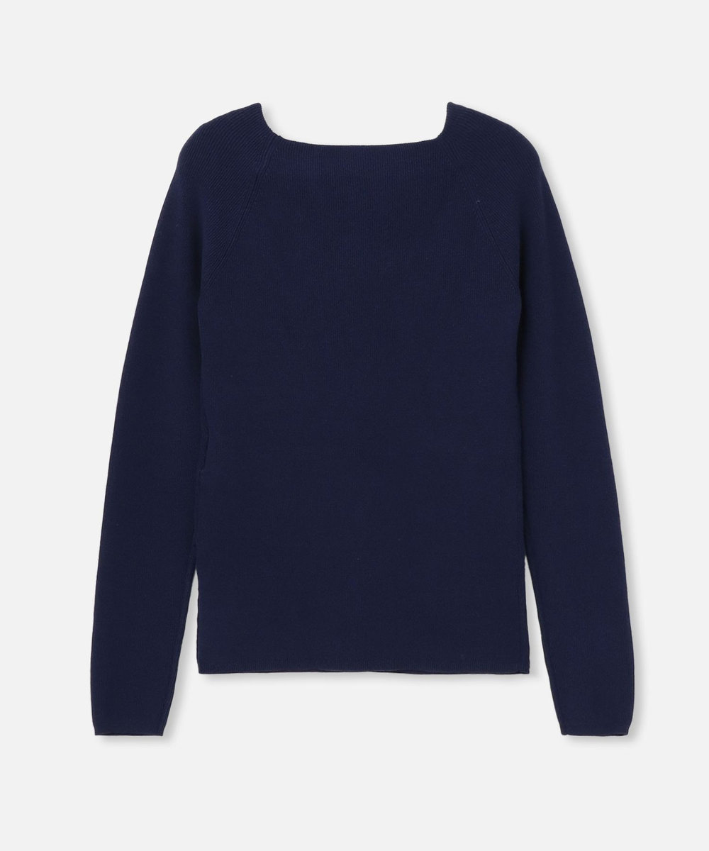 allureville 2WAYネックサイドスリットプルオーバー ネイビー (65)