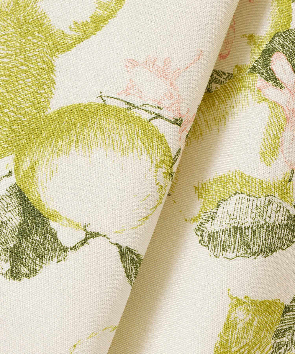 LOULOU WILLOUGHBY 【LOULOU WILLOUGHBY】RATTIレモン柄ラップミニスカート ホワイト系 (08)