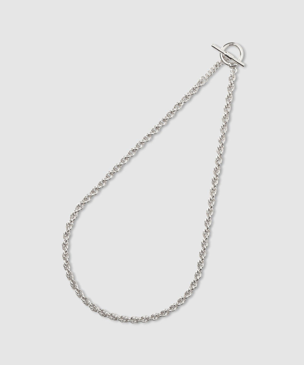allureville ツイストチェーンネックレス シルバー (90)