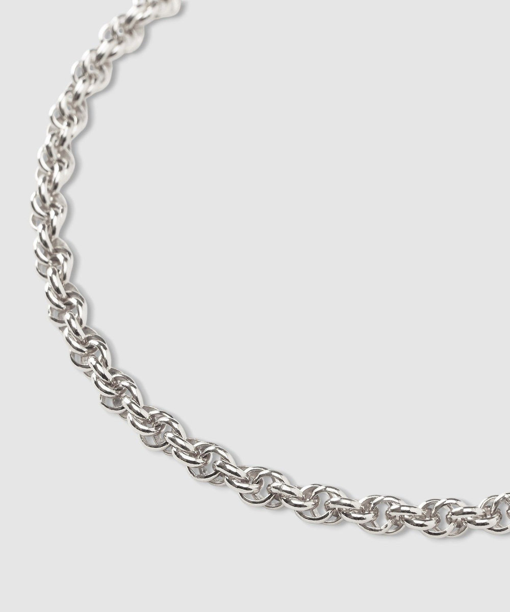 allureville ツイストチェーンネックレス シルバー (90)