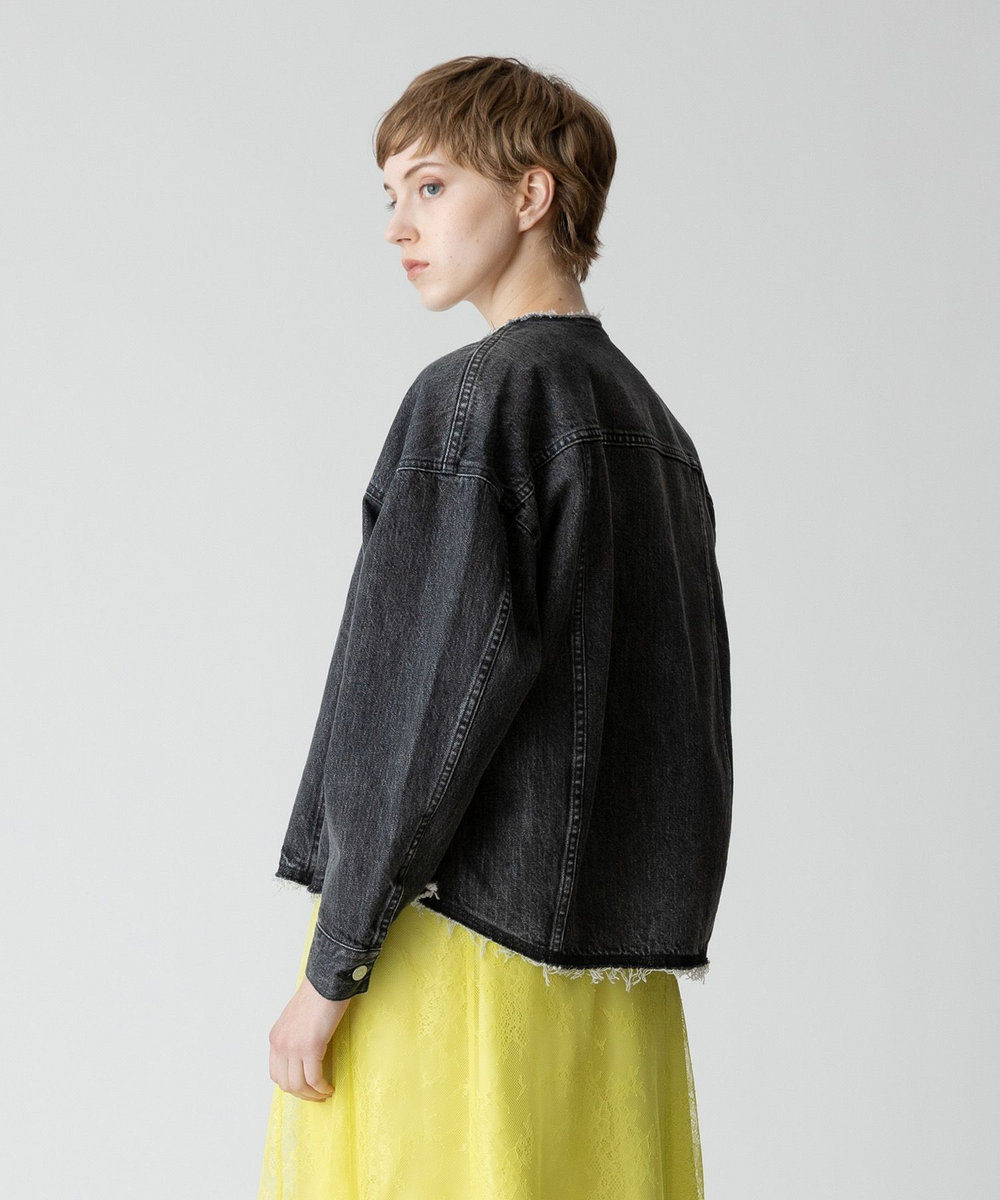 allureville デニムブルゾン ブラック (95)