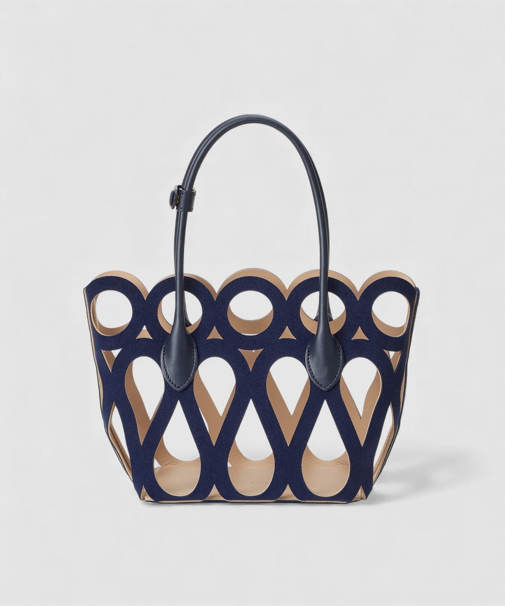 buying 【MARY AL TERNA(メアリーオルターナ)】 MAZEトートバッグ ブルー (61)