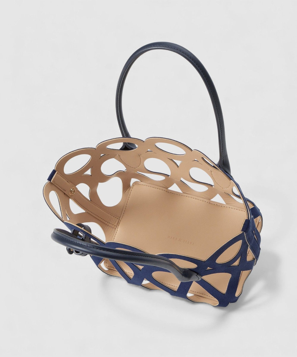 buying 【MARY AL TERNA(メアリーオルターナ)】 MAZEトートバッグ ブルー (61)