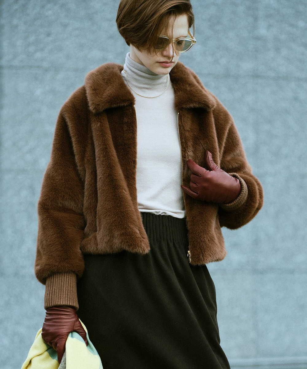 フェイクミンクファーブルゾン|allureville OFFICIAL SITE / ONLINE