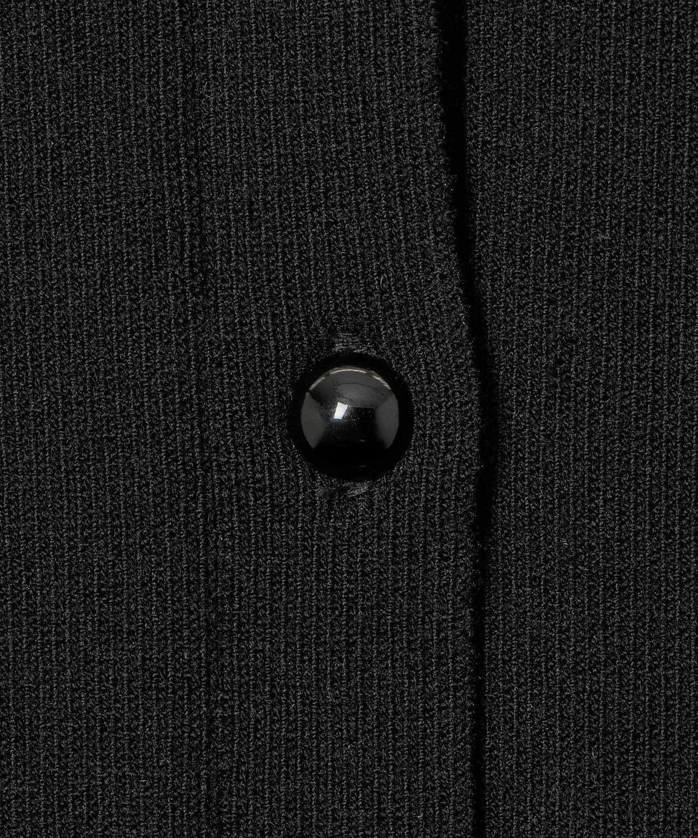 LOULOU WILLOUGHBY 【LOULOU WILLOUGHBY】レースレイヤーペプラムカーディガン ブラック (95)