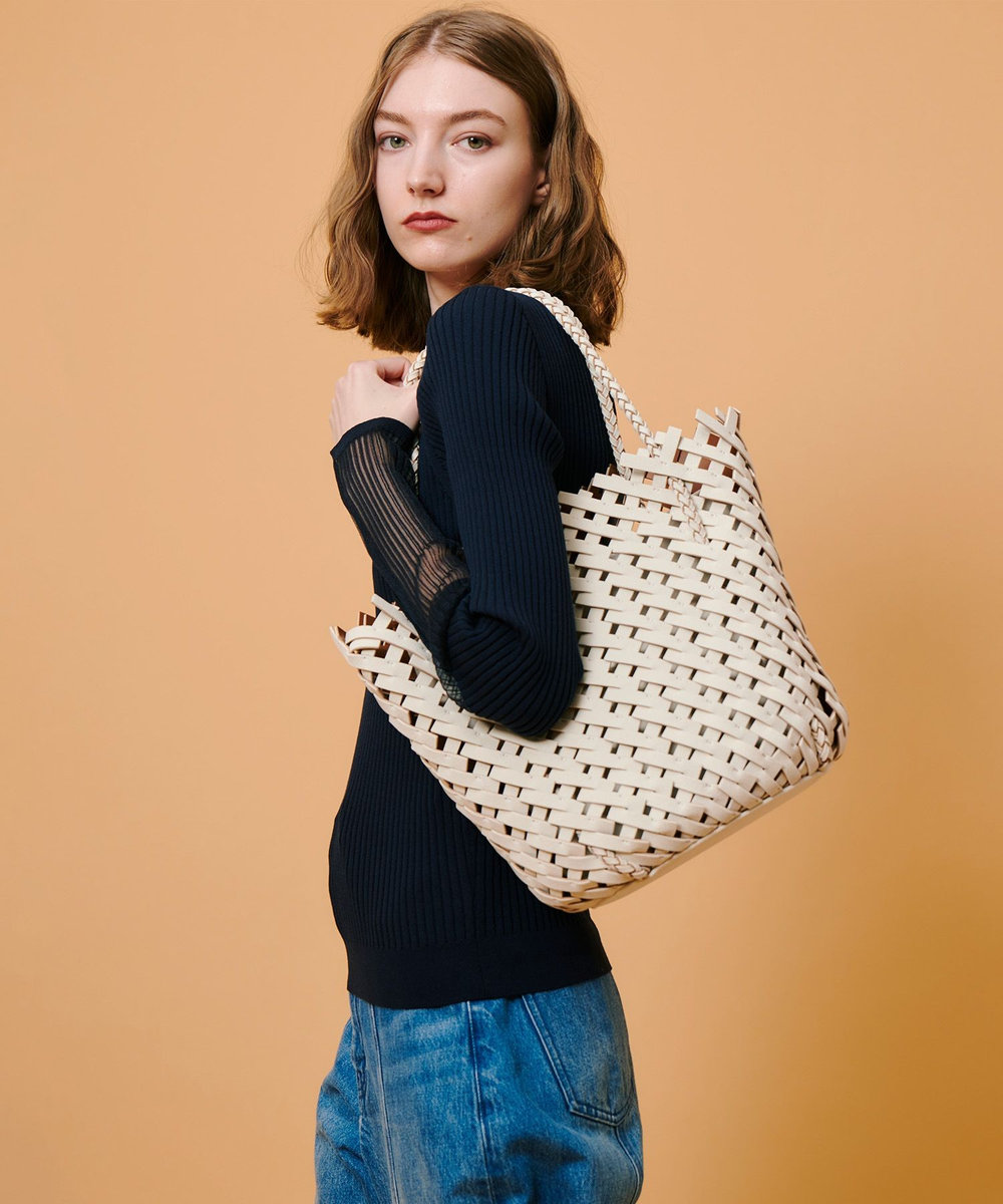 メアリオルターナ　KAGO ブラック　新品 MARY AL TERNAのKAGO メッシュ トートバッグ｜送料無料|BLACK | DANJO