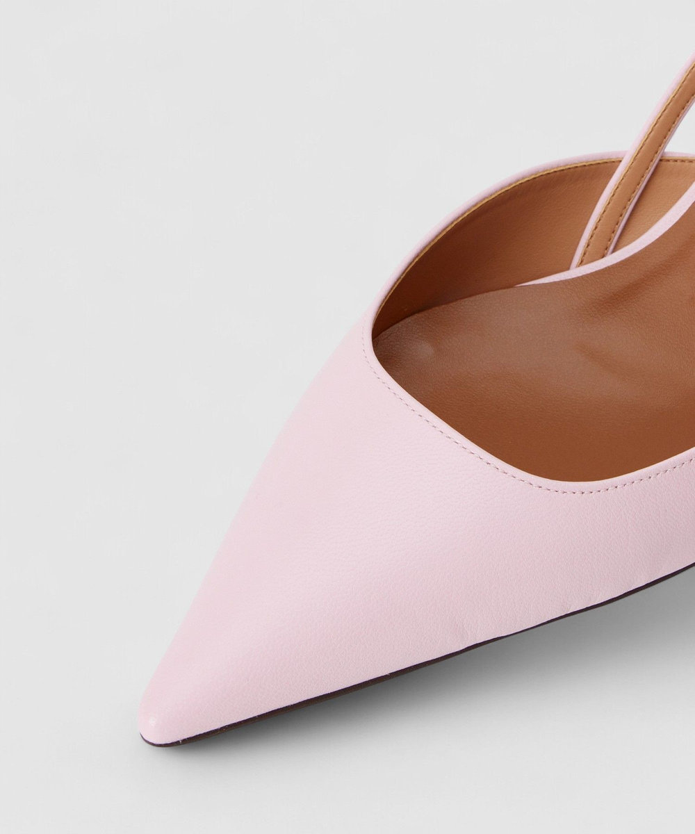 allureville ポインテッドスリングバックパンプス ライトピンク (42)