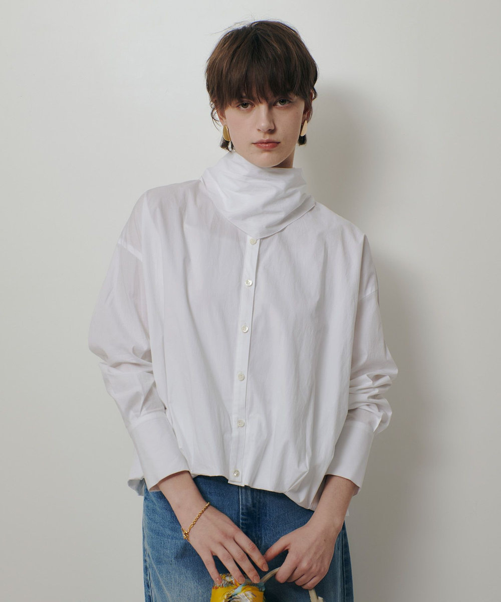 スカーフ付バルーンシャツ|allureville OFFICIAL SITE / ONLINE SHOP
