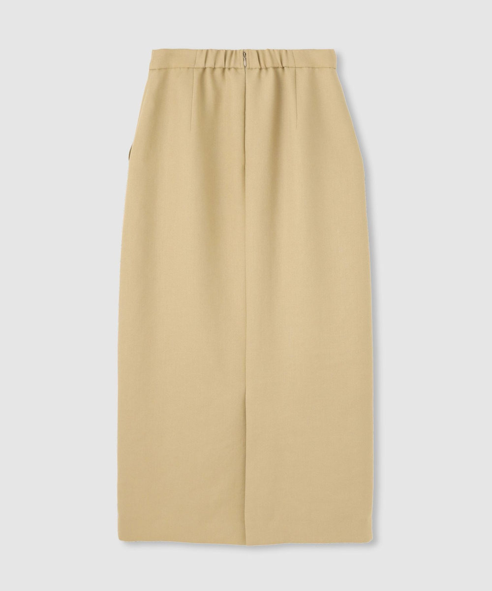 allureville ボックスプリーツペンシルスカート ベージュ (11)