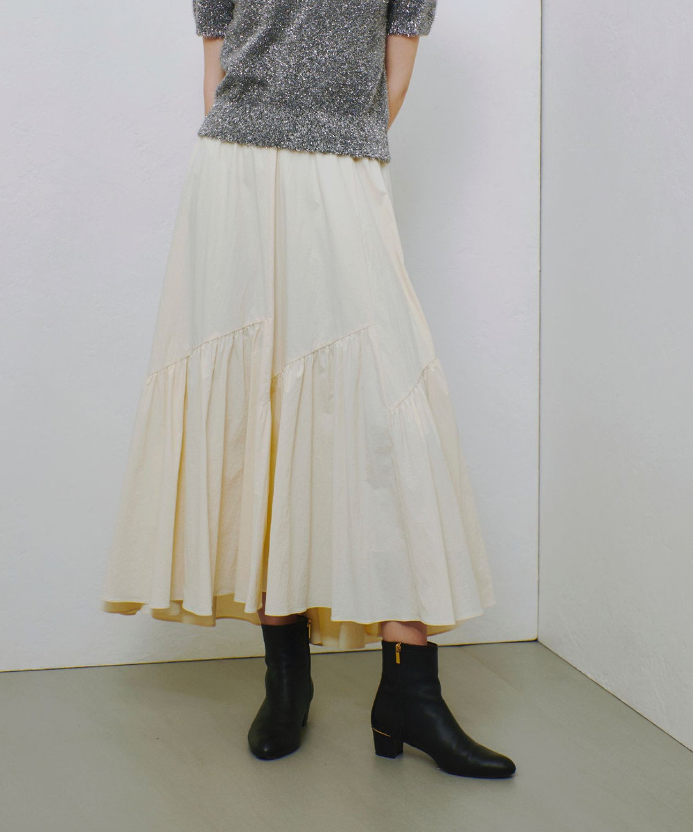 ◇バイヤス切替ギャザースカート|allureville OFFICIAL SITE / ONLINE