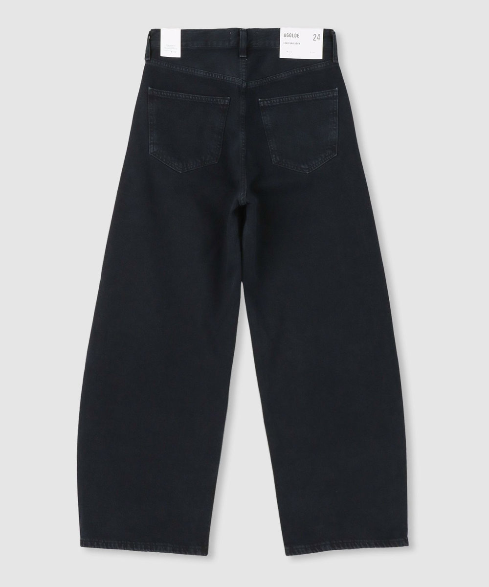buying 【AGOLDE(エーゴールドイー)】LOW CURVE JEAN CROP ブラック (95)