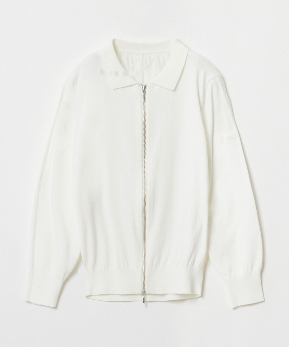 allureville 布帛コンビニットブルゾン オフホワイト (02)