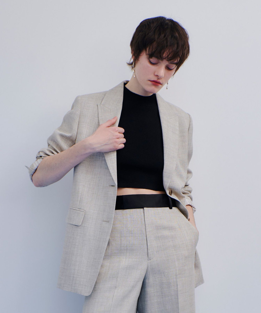 ウールリネンテーラードジャケット|allureville OFFICIAL SITE