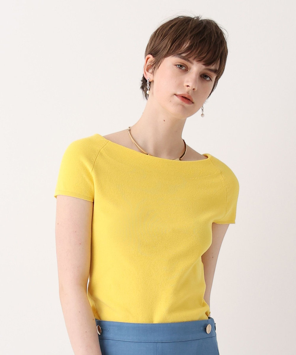 allureville 2WAY ネックショートスリーブプルオーバー イエロー (21)