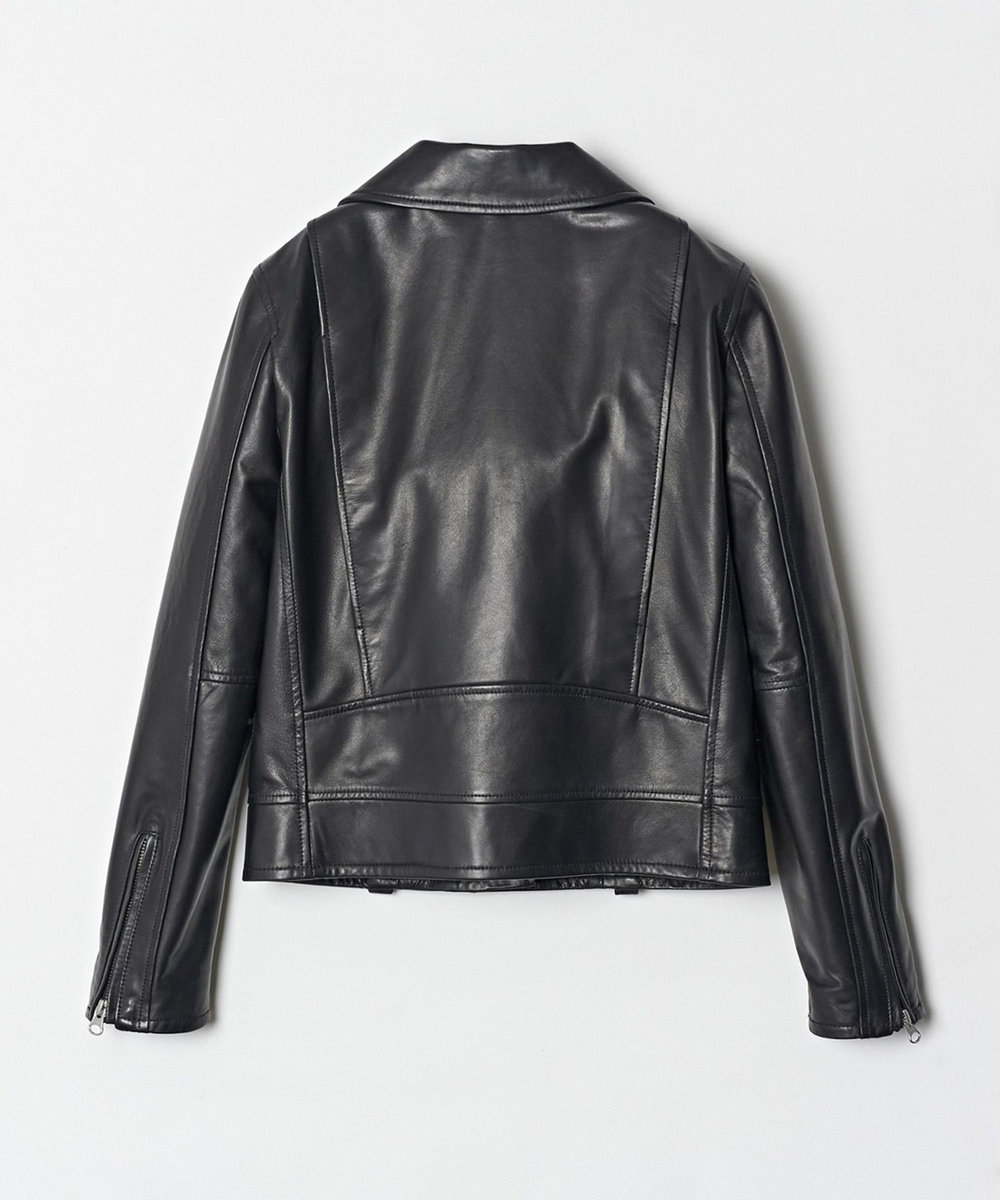 allureville ラムレザーライダース ブラック (95)