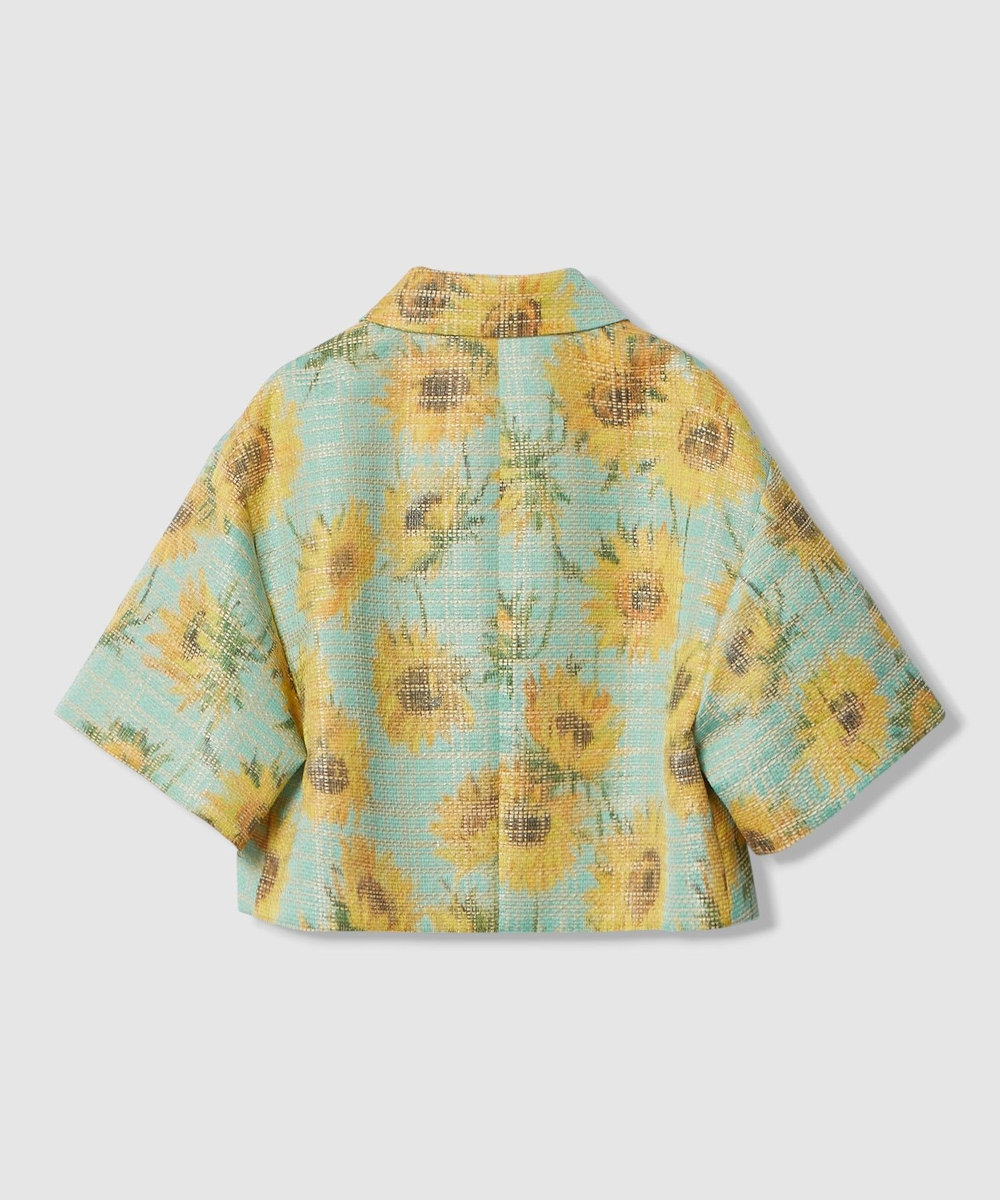 LOULOU WILLOUGHBY 【LOULOU WILLOUGHBY】サンフラワーJQステンカラーショートジャケット イエロー系 (26)