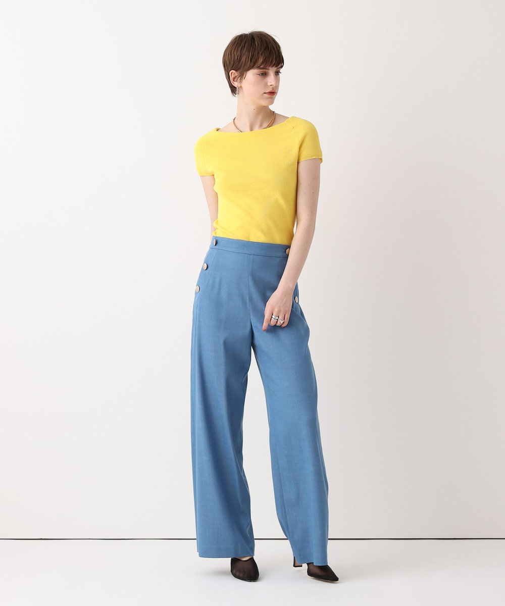 allureville 2WAY ネックショートスリーブプルオーバー イエロー (21)