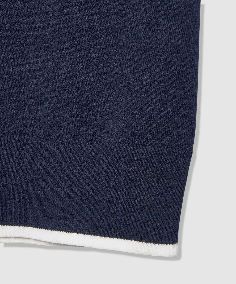 LOULOU WILLOUGHBY 【LOULOU WILLOUGHBY】CHERRY ビジューポロ ネイビー (65)