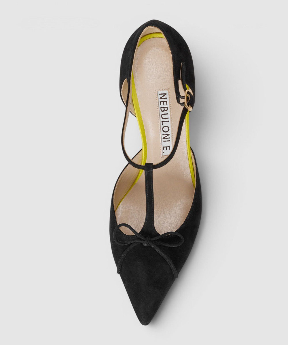 buying 【NEBULONI E.（ネブローニ）】T STRAP PUMPS ブラック (95)