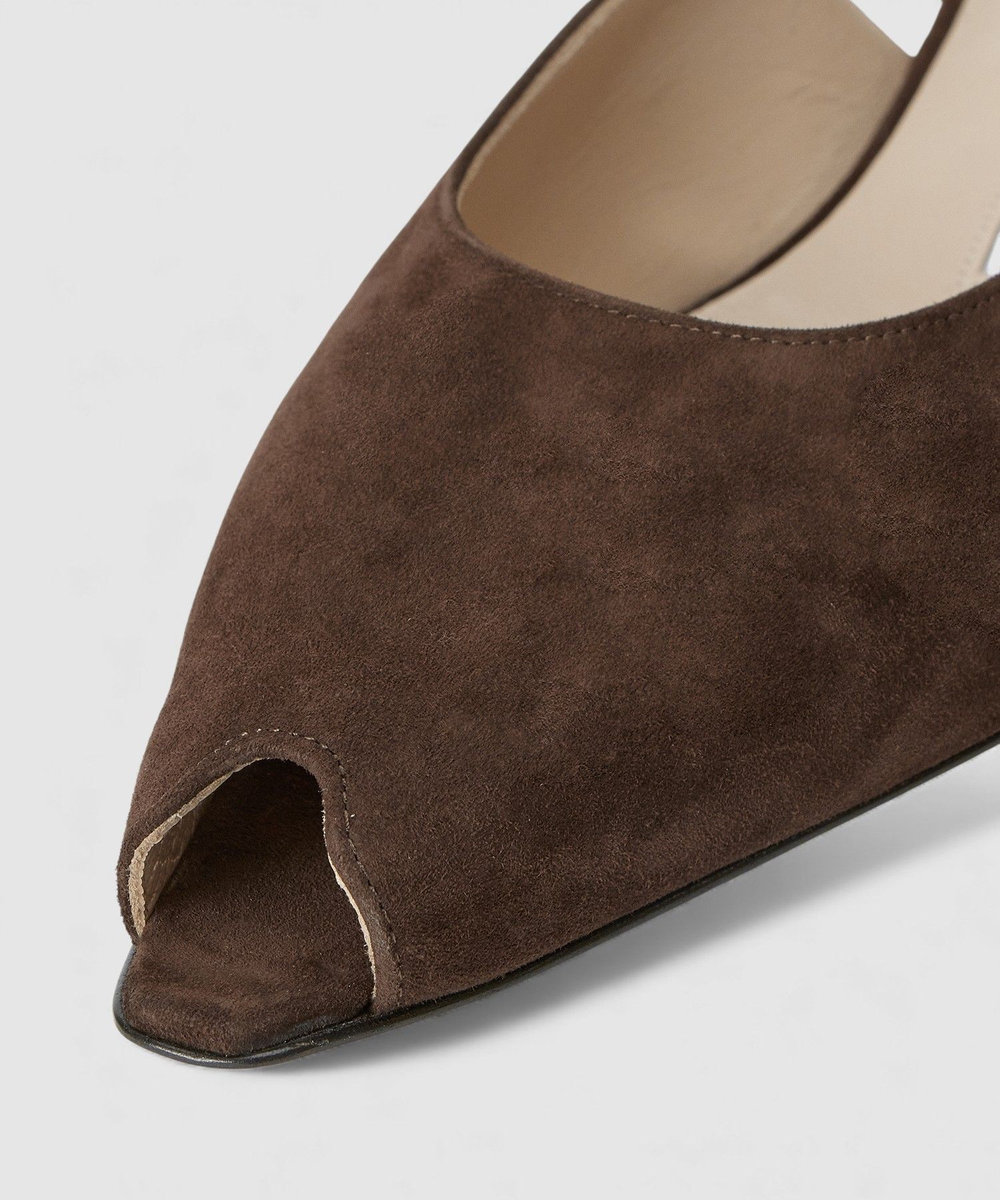 buying 【NEBULONI E.(ネブローニ)】POINTED STRAP FLAT ダークブラウン (82)