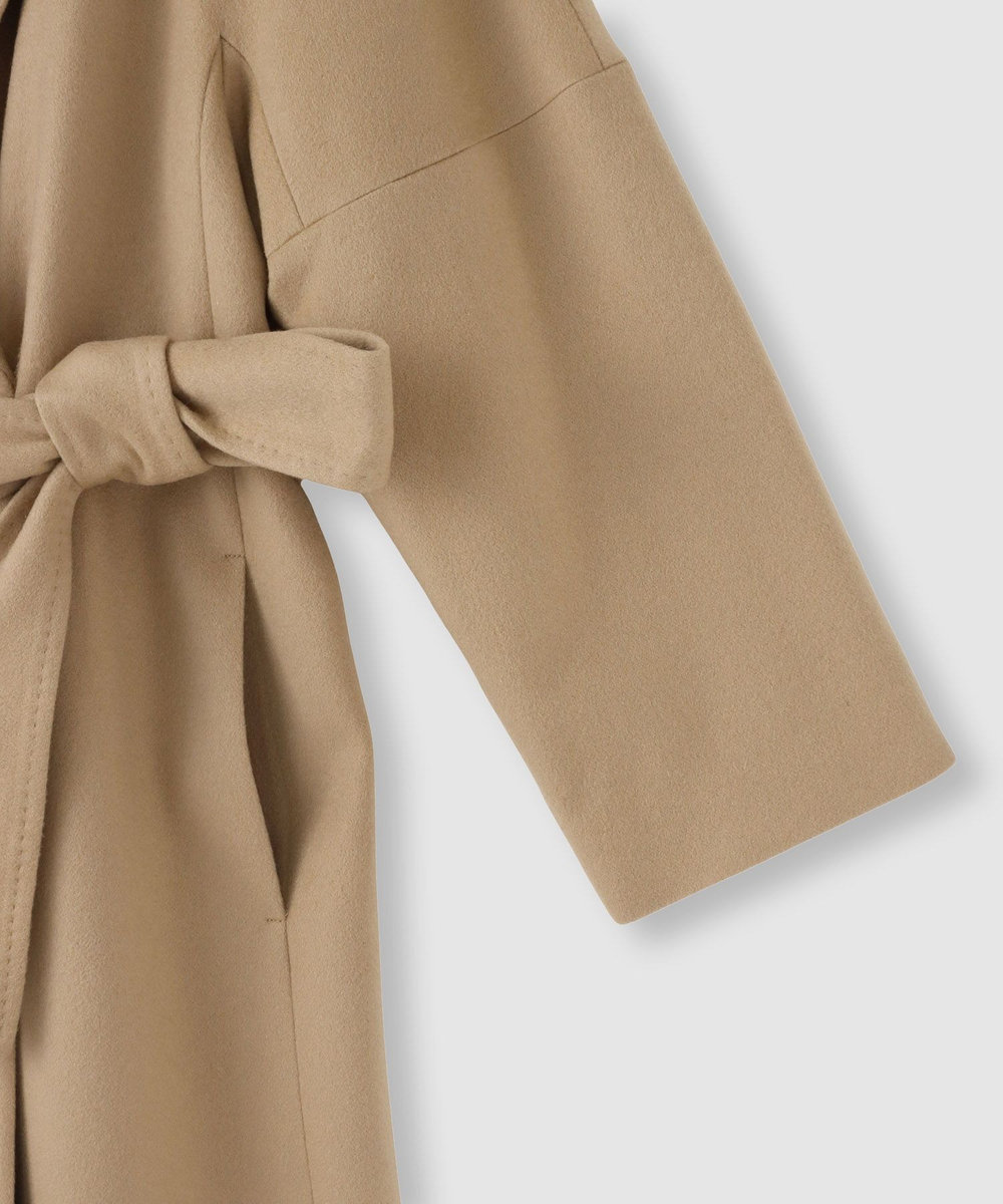 allureville カシミヤビーバーコート ベージュ (11)
