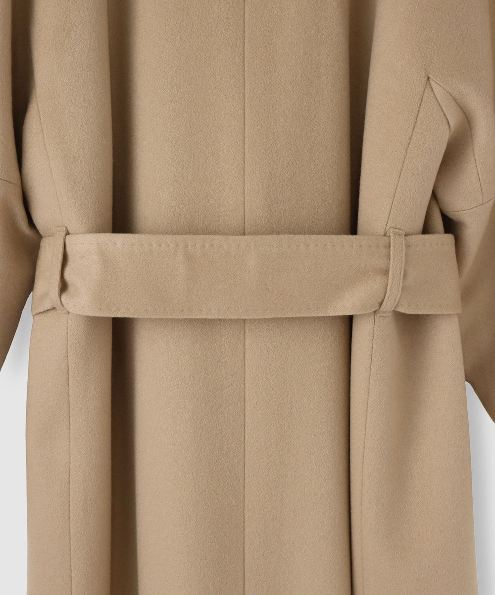 allureville カシミヤビーバーコート ベージュ (11)