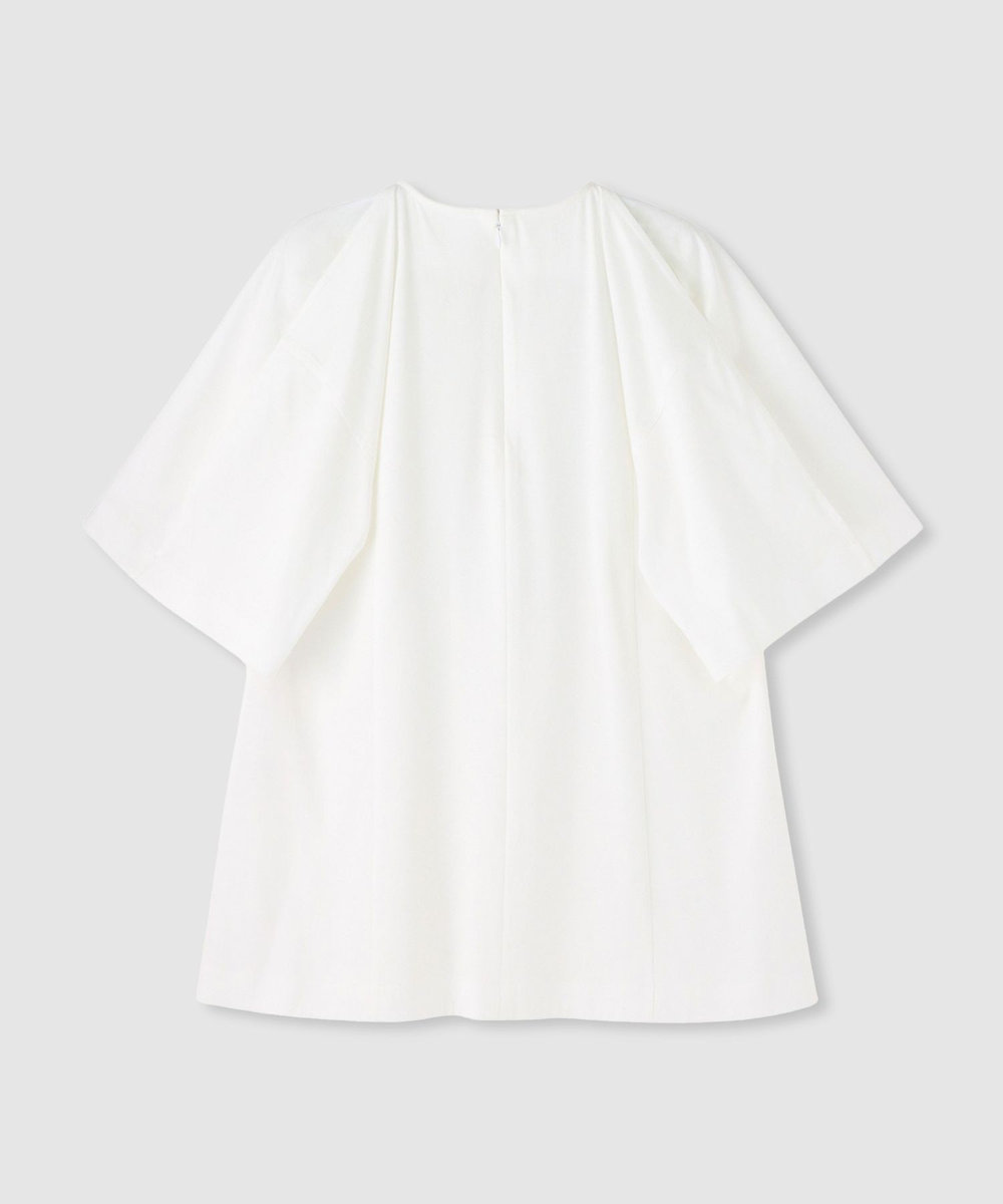 allureville 【ATELIER Line】スムースタックスリーブTシャツ ホワイト (01)