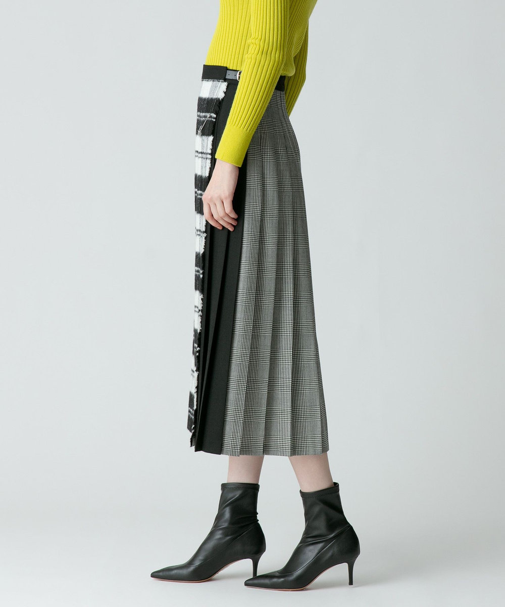 buying 【O'NEIL of DUBLIN(オニールオブダブリン)】CLASSIC PATCHWORK LONG KILT ホワイト系 (08)