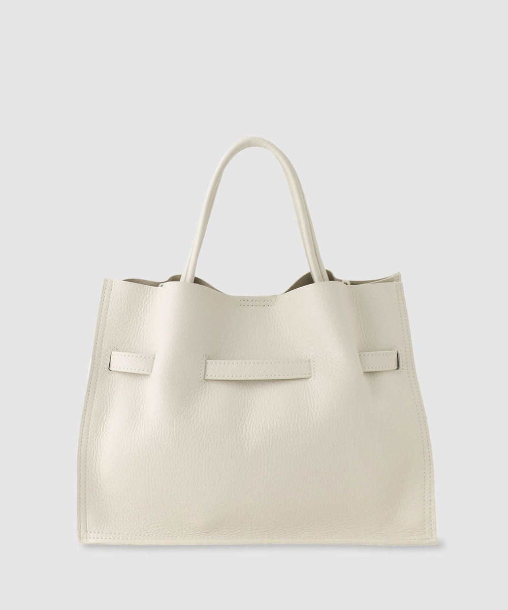 buying 【VIOLAd'ORO (ヴィオラドーロ)】レザートート ライトグレー (91)