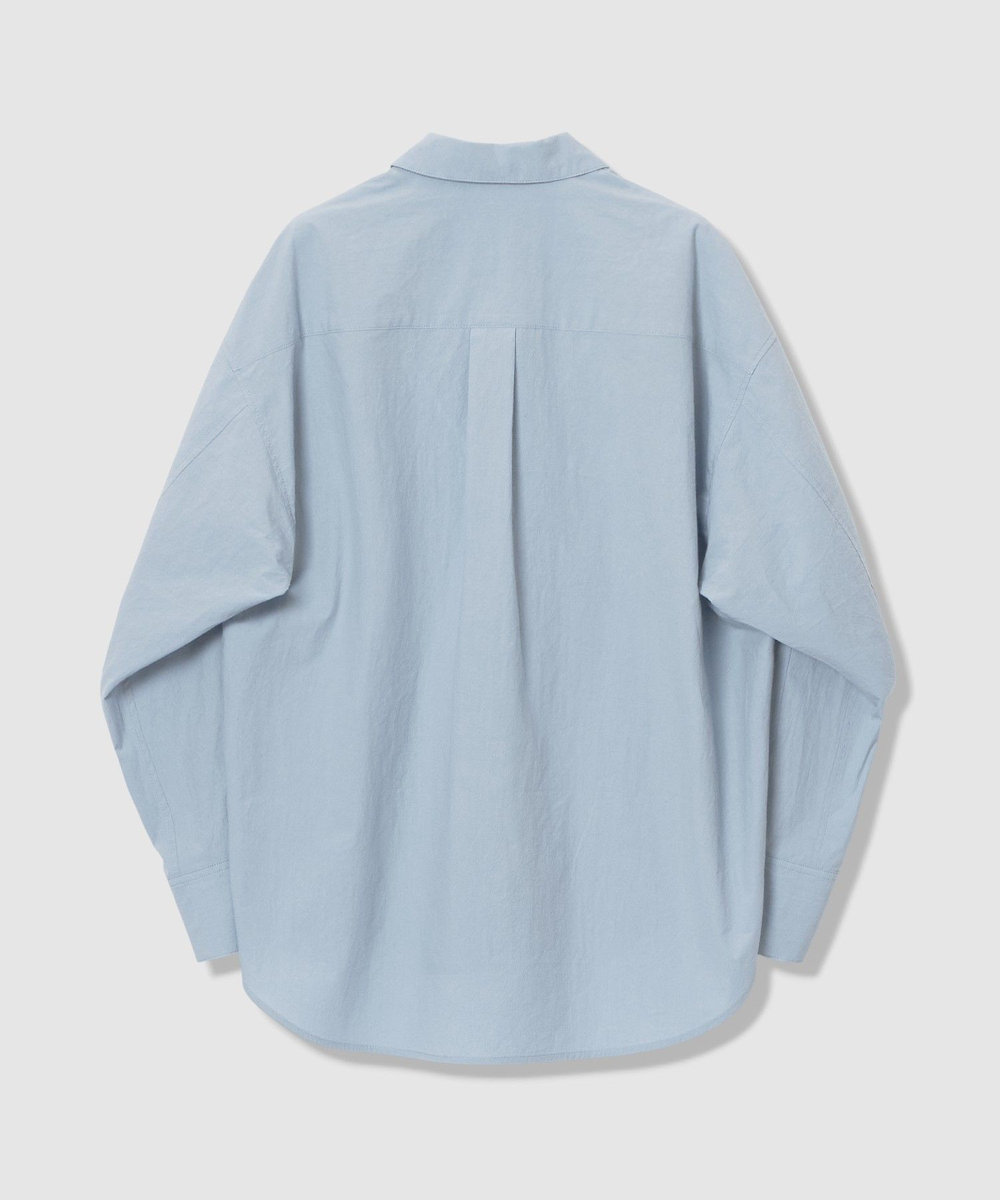 allureville バレルスリーブシャツ サックス (63)