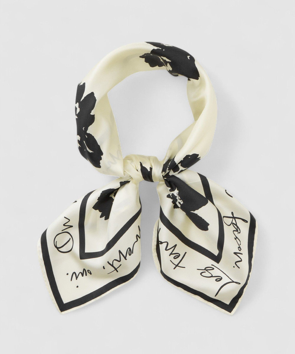 スケッチフラワースカーフ|allureville OFFICIAL SITE / ONLINE SHOP