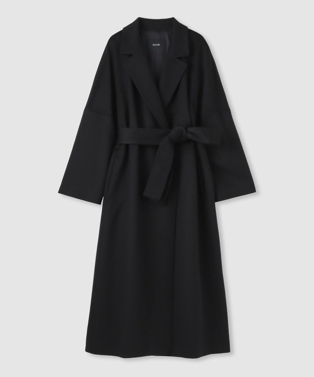 allureville カシミヤビーバーコート ブラック (95)