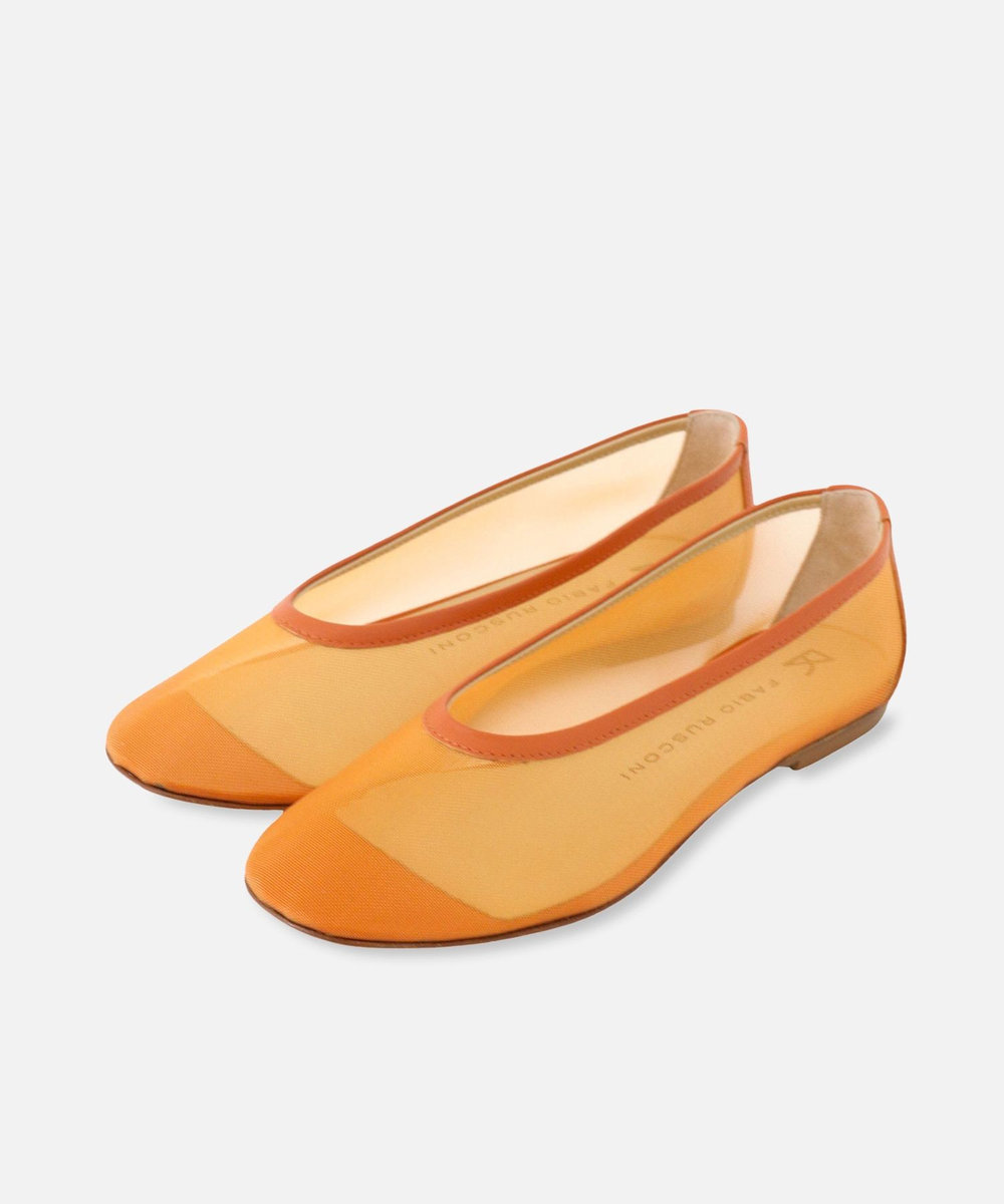 FABIO RUSCONI(ファビオルスコーニ)】TULLE FLAT|allureville OFFICIAL