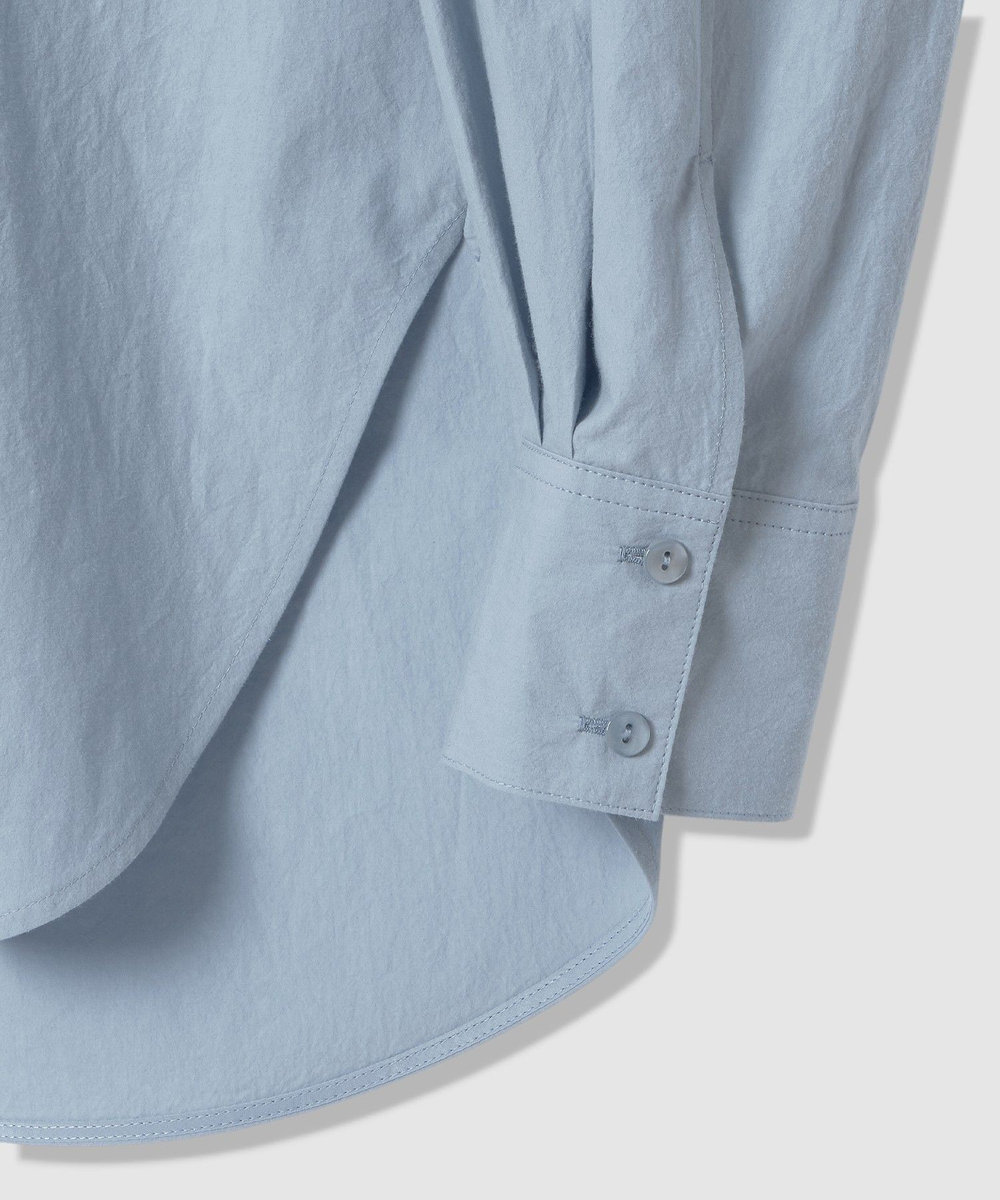 allureville バレルスリーブシャツ サックス (63)