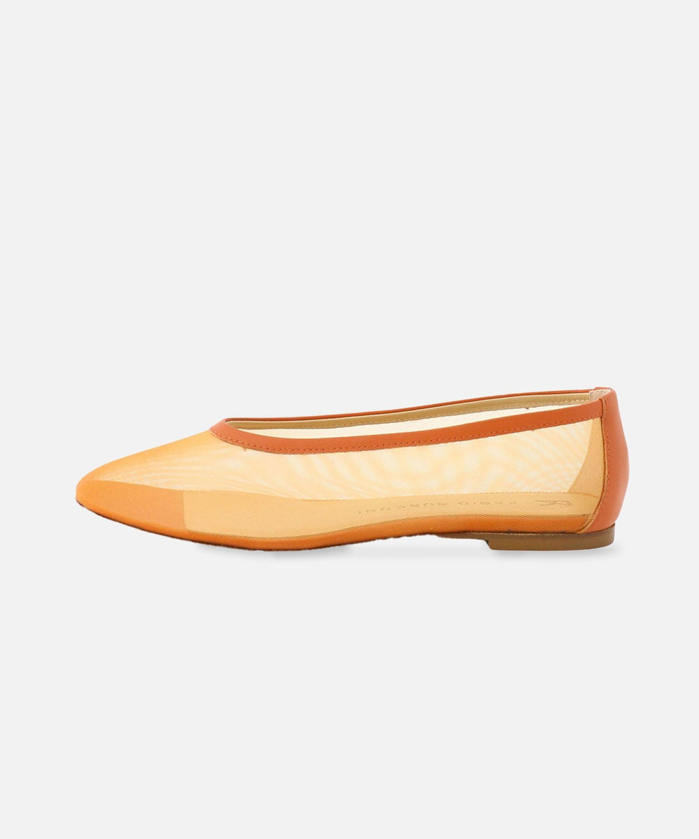 buying 【FABIO RUSCONI(ファビオルスコーニ)】TULLE FLAT オレンジ (31)