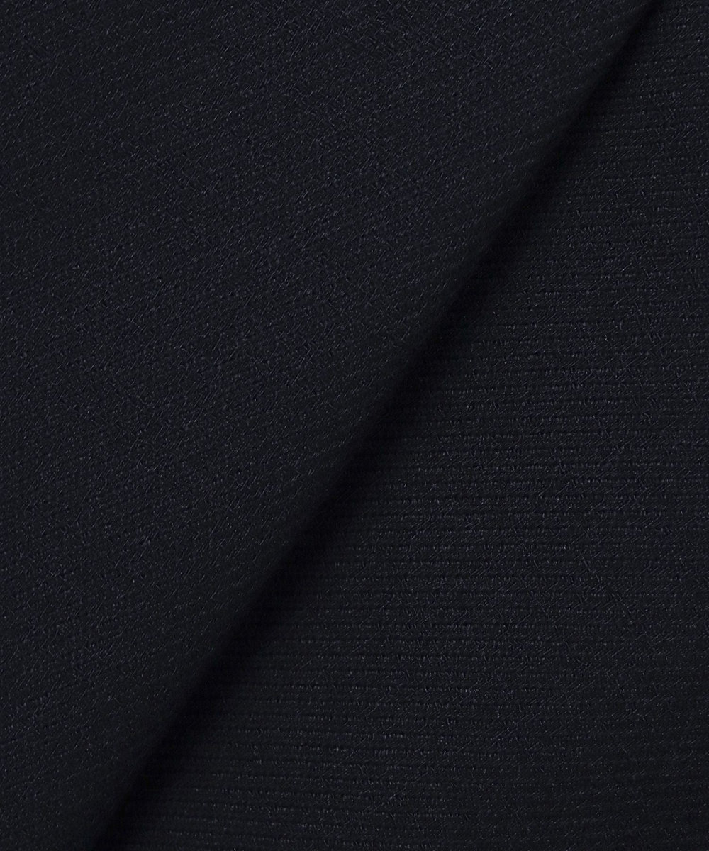 allureville 麻調カルゼサイドオープンジレ ネイビー (65)