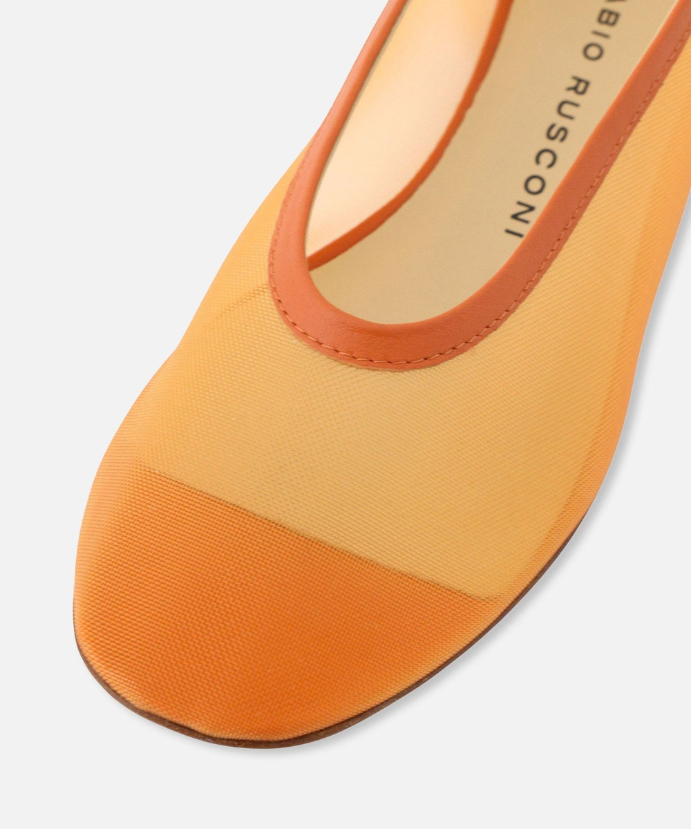 buying 【FABIO RUSCONI(ファビオルスコーニ)】TULLE FLAT オレンジ (31)