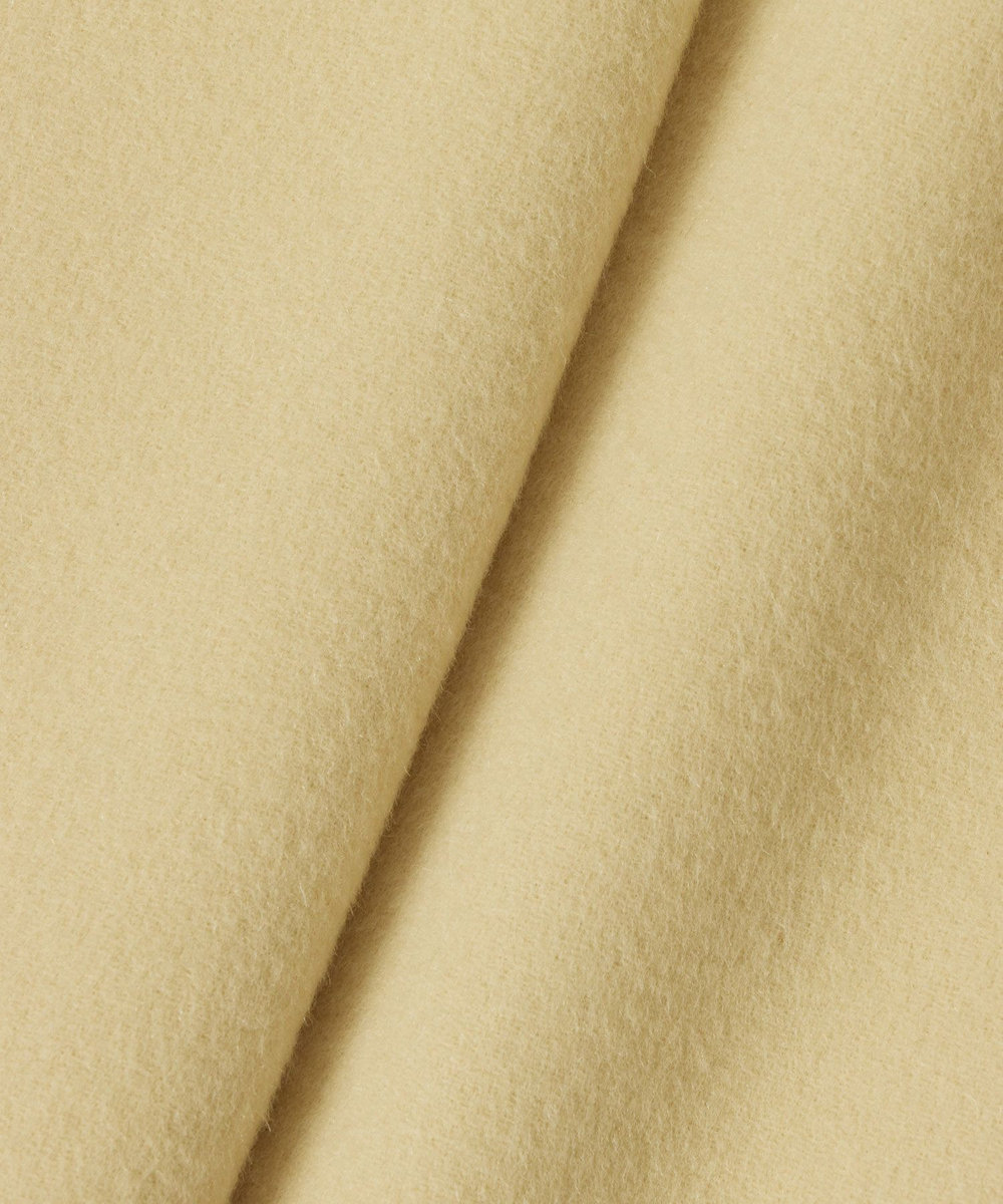 allureville カシミヤ混リバーショールコート イエロー (21)